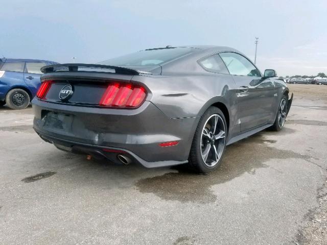 1FA6P8CF2H5303189 - 2017 FORD MUSTANG GT GRAY photo 4