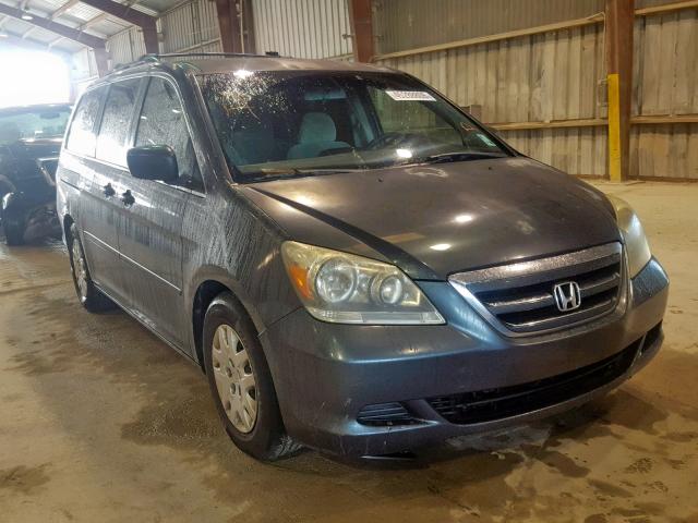 5FNRL382X6B065096 - 2006 HONDA ODYSSEY LX GRAY photo 1