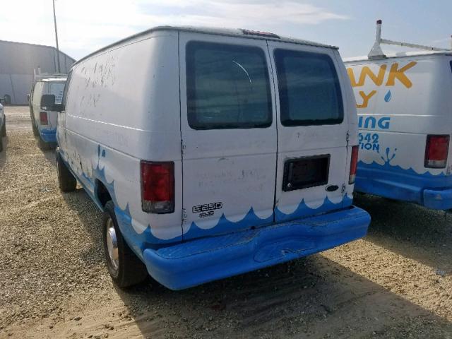 1FTNE24233HB80742 - 2003 FORD E250 WHITE photo 3