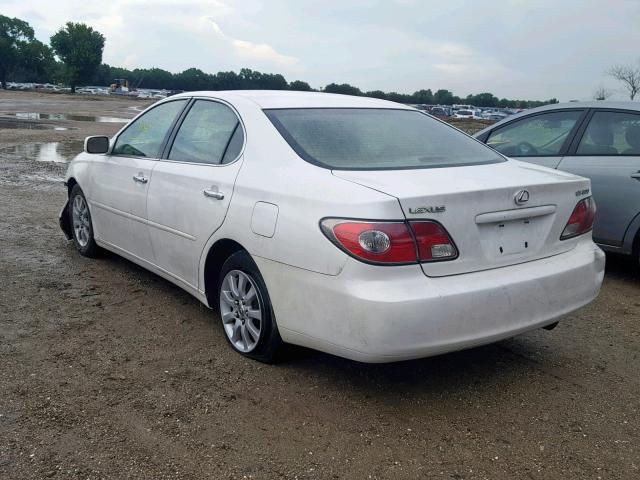 JTHBF30G820045503 - 2002 LEXUS ES 300 WHITE photo 3