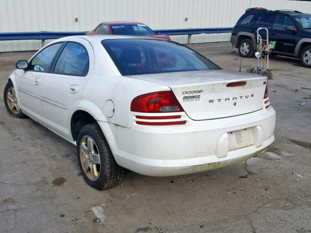 1B3EL46X92N298922 - 2002 DODGE STRATUS SE WHITE photo 3