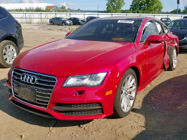 WAU2GAFC2CN166407 - 2012 AUDI A7 PRESTIG PINK photo 2