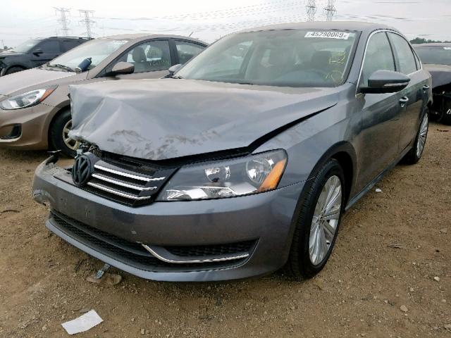 1VWBH7A30CC049427 - 2012 VOLKSWAGEN PASSAT SE GRAY photo 2