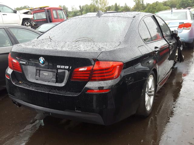 WBA5A7C59FG144016 - 2015 BMW 528 XI BLACK photo 4