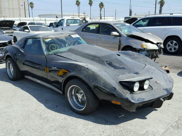 1Z37L6S412393 - 1976 CHEVROLET STINGRAY BLACK photo 1