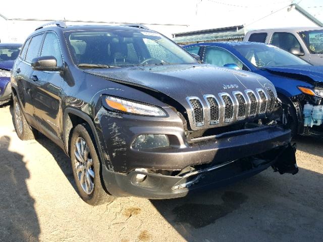 1C4PJMDS5GW320386 - 2016 JEEP CHEROKEE L GRAY photo 1