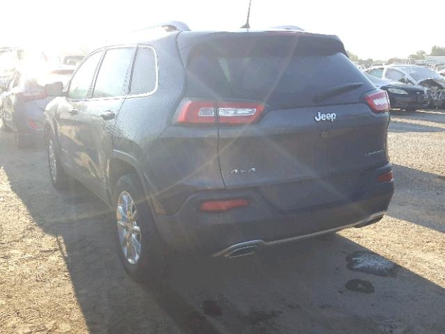 1C4PJMDS5GW320386 - 2016 JEEP CHEROKEE L GRAY photo 3