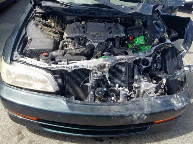 JH4UA3640VC010462 - 1997 ACURA 3.2TL GREEN photo 7