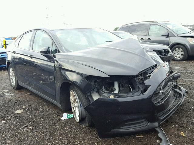 1FA6P0G77F5123286 - 2015 FORD FUSION S BLACK photo 1