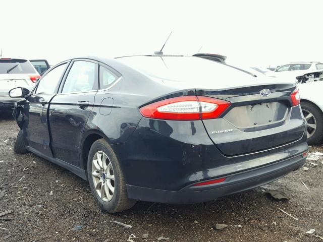 1FA6P0G77F5123286 - 2015 FORD FUSION S BLACK photo 3