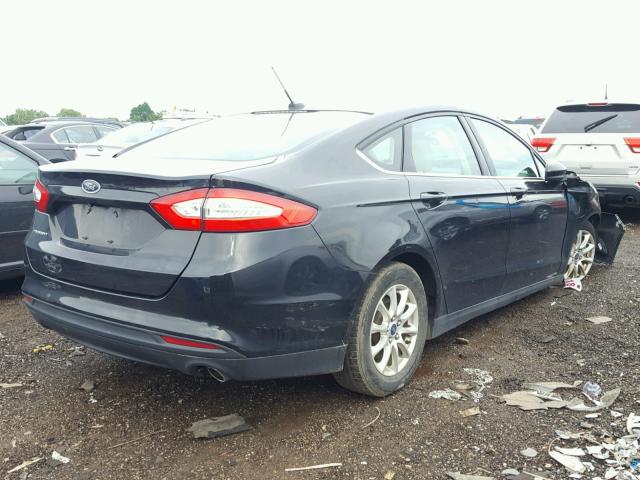 1FA6P0G77F5123286 - 2015 FORD FUSION S BLACK photo 4