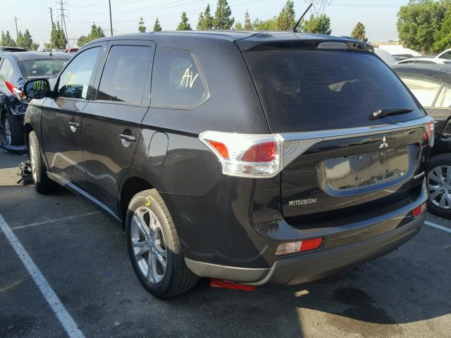 JA4AD3A36EZ014971 - 2014 MITSUBISHI OUTLANDER BLACK photo 3