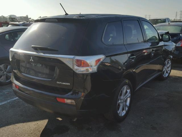 JA4AD3A36EZ014971 - 2014 MITSUBISHI OUTLANDER BLACK photo 4