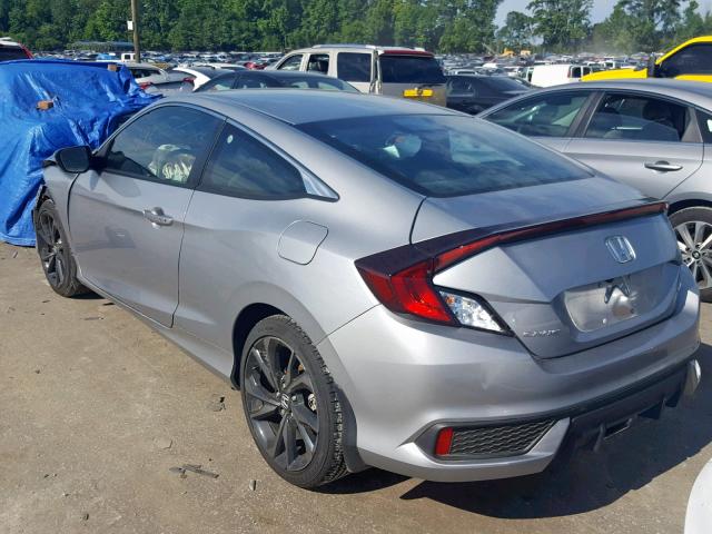 2HGFC4B81KH300125 - 2019 HONDA CIVIC SPOR SILVER photo 3