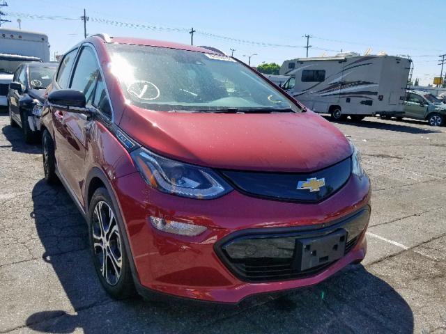 1G1FX6S07H4128965 - 2017 CHEVROLET BOLT EV PR RED photo 1