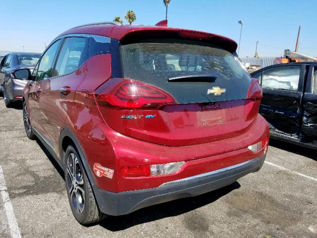 1G1FX6S07H4128965 - 2017 CHEVROLET BOLT EV PR RED photo 3