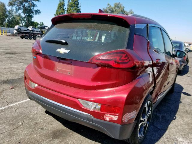 1G1FX6S07H4128965 - 2017 CHEVROLET BOLT EV PR RED photo 4