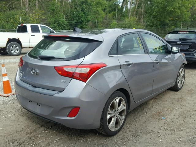 KMHD35LE1DU106092 - 2013 HYUNDAI ELANTRA GT GRAY photo 4