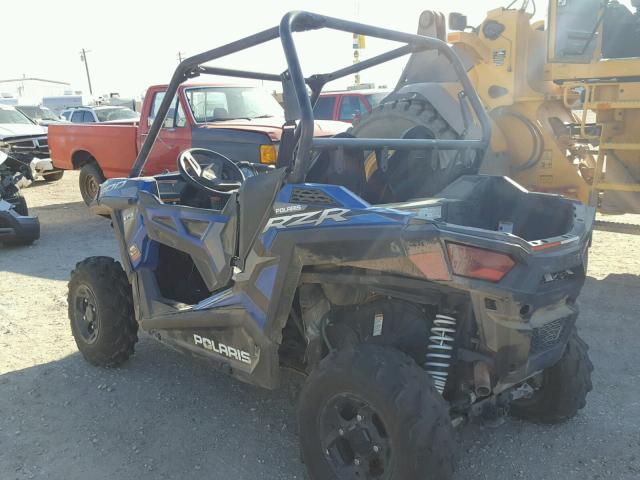 4XAVAE872FB318479 - 2015 POLARIS RZR 900 EP BLUE photo 3