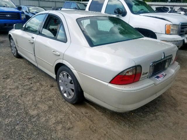 1LNHM87A84Y604936 - 2004 LINCOLN LS 奶油色 照片 3