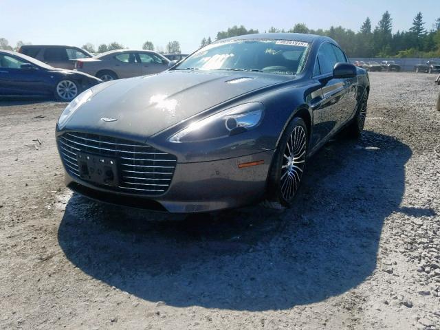 SCFHMDBS3FGF04513 - 2015 ASTON MARTIN RAPIDE S GRAY photo 2