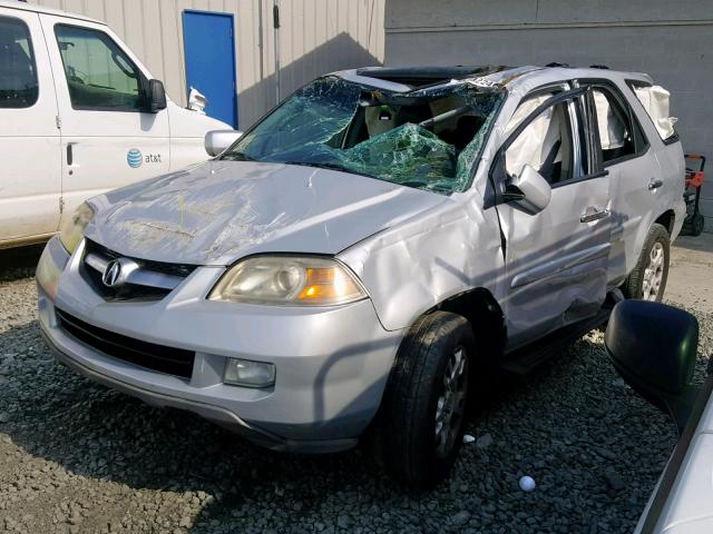 2HNYD18894H544256 - 2004 ACURA MDX TOURIN SILVER photo 2