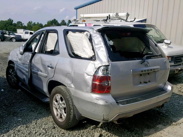 2HNYD18894H544256 - 2004 ACURA MDX TOURIN SILVER photo 3