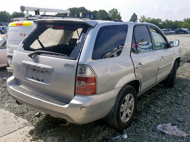 2HNYD18894H544256 - 2004 ACURA MDX TOURIN SILVER photo 4