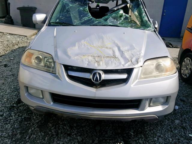 2HNYD18894H544256 - 2004 ACURA MDX TOURIN SILVER photo 7