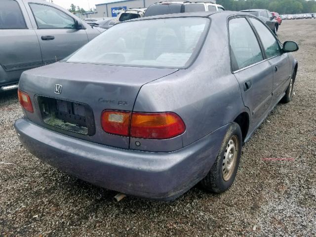 JHMEG8642RS006490 - 1994 HONDA CIVIC DX GRAY photo 4