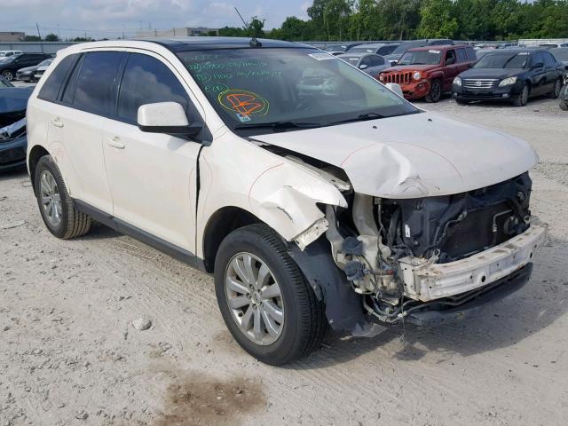 2FMDK38C58BA10556 - 2008 FORD EDGE SEL WHITE photo 1