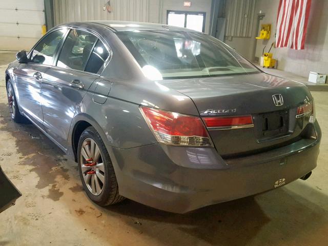 1HGCP2F87BA132513 - 2011 HONDA ACCORD EXL GRAY photo 3