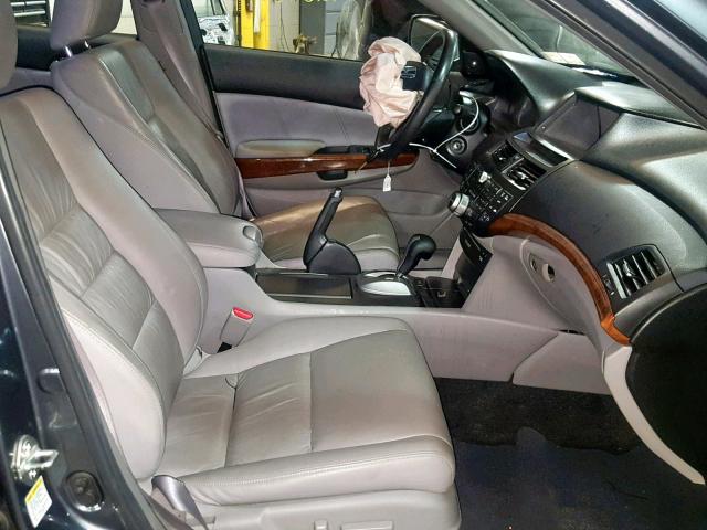 1HGCP2F87BA132513 - 2011 HONDA ACCORD EXL GRAY photo 5