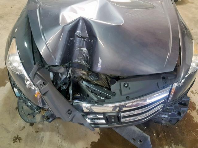 1HGCP2F87BA132513 - 2011 HONDA ACCORD EXL GRAY photo 9