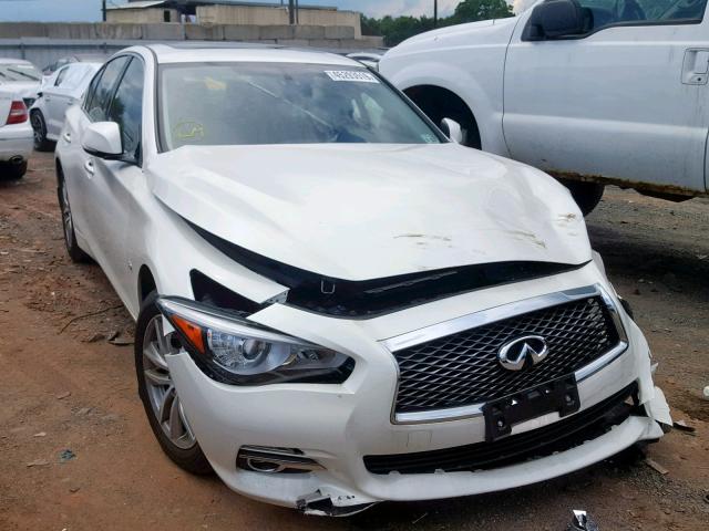 JN1EV7ARXGM345216 - 2016 INFINITI Q50 PREMIU WHITE photo 1