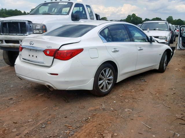 JN1EV7ARXGM345216 - 2016 INFINITI Q50 PREMIU WHITE photo 4