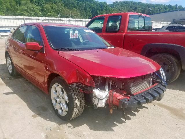 3FAHP0HA8BR284949 - 2011 FORD FUSION SE RED photo 1