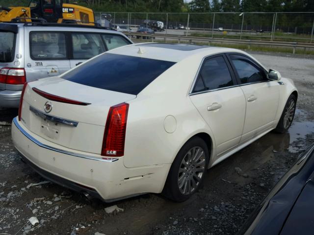 1G6DM5EGXA0117033 - 2010 CADILLAC CTS PERFOR WHITE photo 4