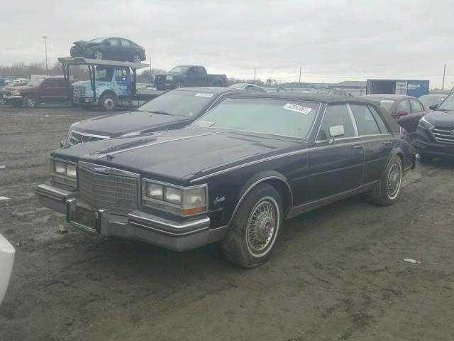 1G6KS6989FE833132 - 1985 CADILLAC SEVILLE BLACK photo 2