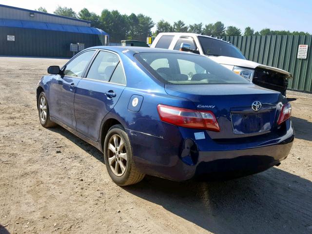 JTNBE46KX73117115 - 2007 TOYOTA CAMRY CE BLUE photo 3