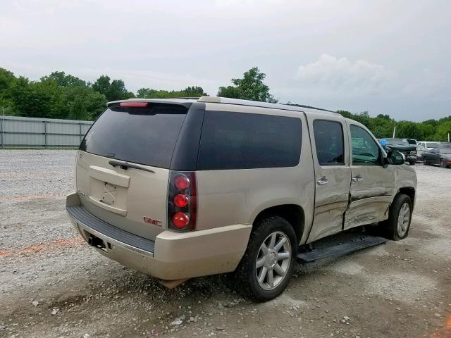 1GKFK66837J283460 - 2007 GMC YUKON XL D GOLD photo 4