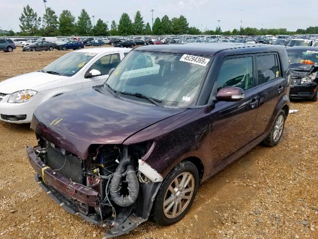 JTLZE4FE1A1100529 - 2010 TOYOTA SCION XB 紫色 照片 2