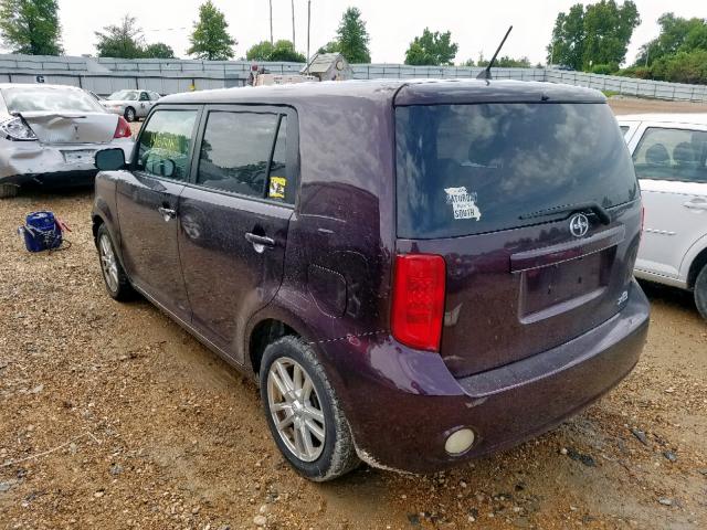 JTLZE4FE1A1100529 - 2010 TOYOTA SCION XB 紫色 照片 3