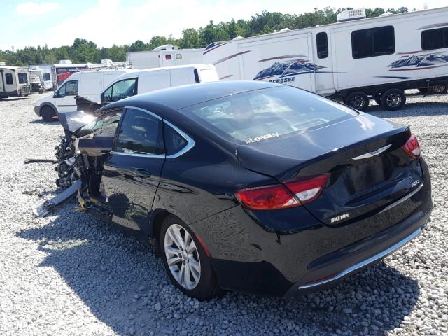 1C3CCCAB0GN166199 - 2016 CHRYSLER 200 LIMITE BLACK photo 3