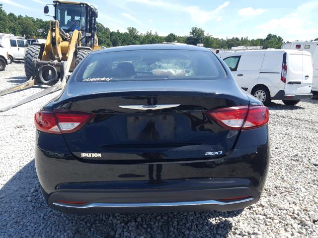 1C3CCCAB0GN166199 - 2016 CHRYSLER 200 LIMITE BLACK photo 9