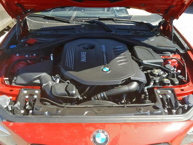 WBA2J5C5XKVC07799 - 2019 BMW M240I RED photo 7