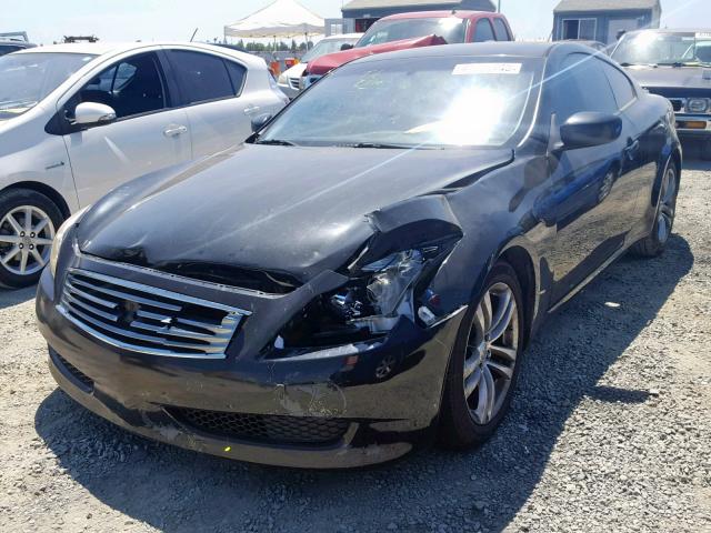 JNKCV64E28M119808 - 2008 INFINITI G37 BASE BLACK photo 2