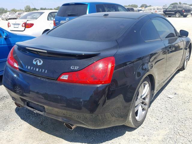 JNKCV64E28M119808 - 2008 INFINITI G37 BASE BLACK photo 4