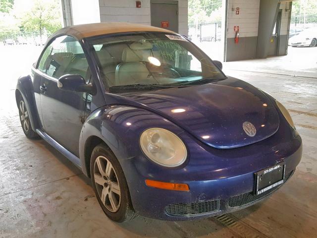 3VWRF31Y26M330737 - 2006 VOLKSWAGEN NEW BEETLE Blau Foto 1