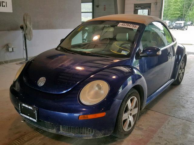 3VWRF31Y26M330737 - 2006 VOLKSWAGEN NEW BEETLE Blau Foto 2